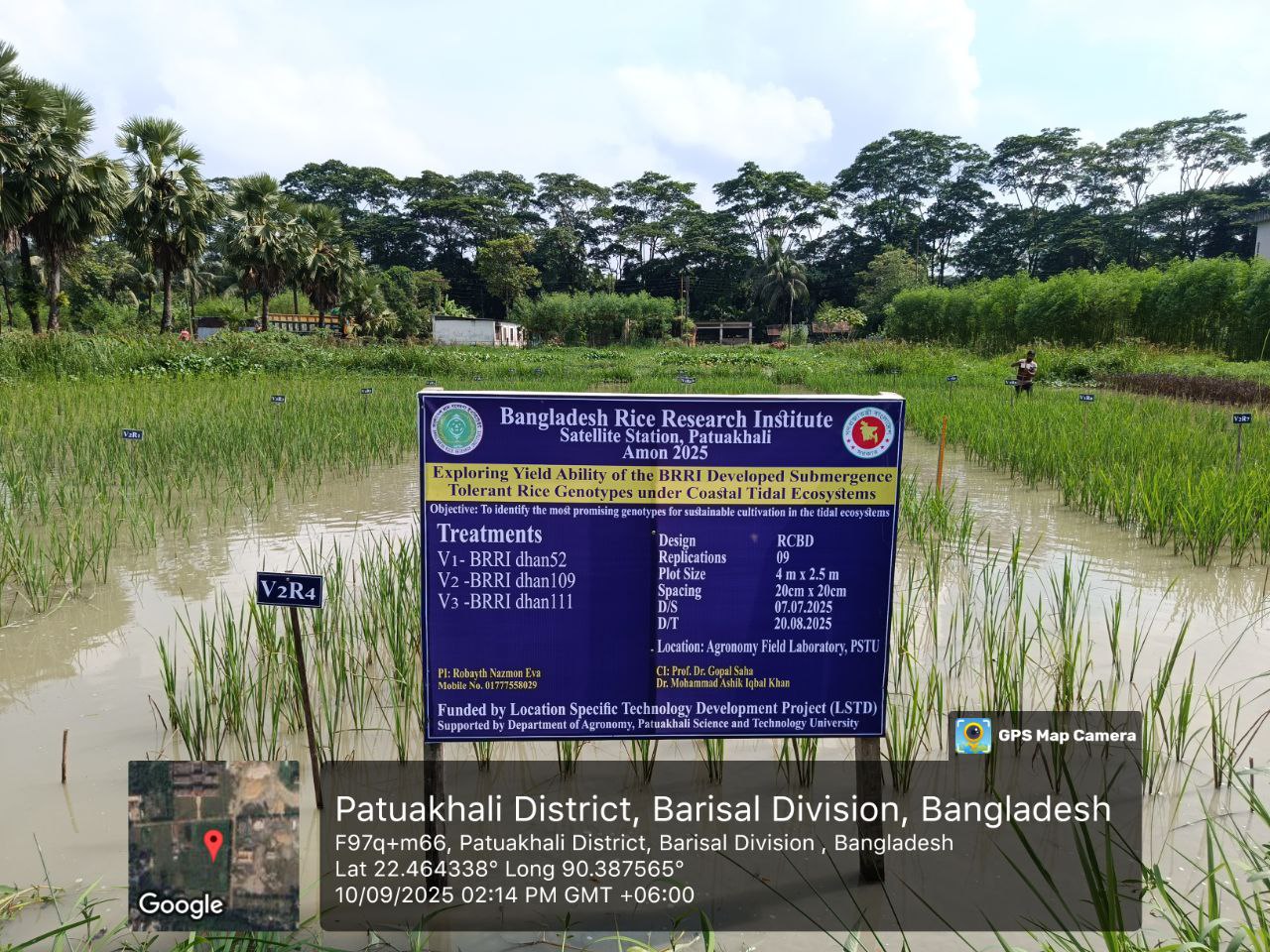 BIRRI field · Coastal tidal ecosystem